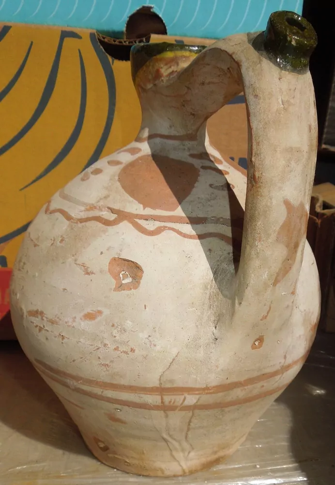 STAROŽITNÁ DÓZA KERAMIKA ČEPÁK