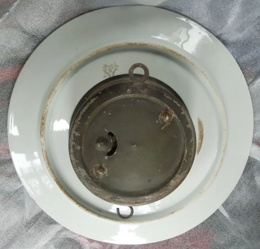 STAROŽITNOST HODINY KUCHYŇSKÉ PORCELÁNKY TEPLICE MODRÉ TŘEŠNĚ 