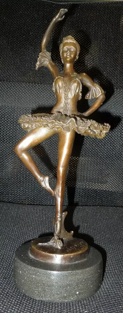 SOCHA BRONZ BALERÍNA 34 CM