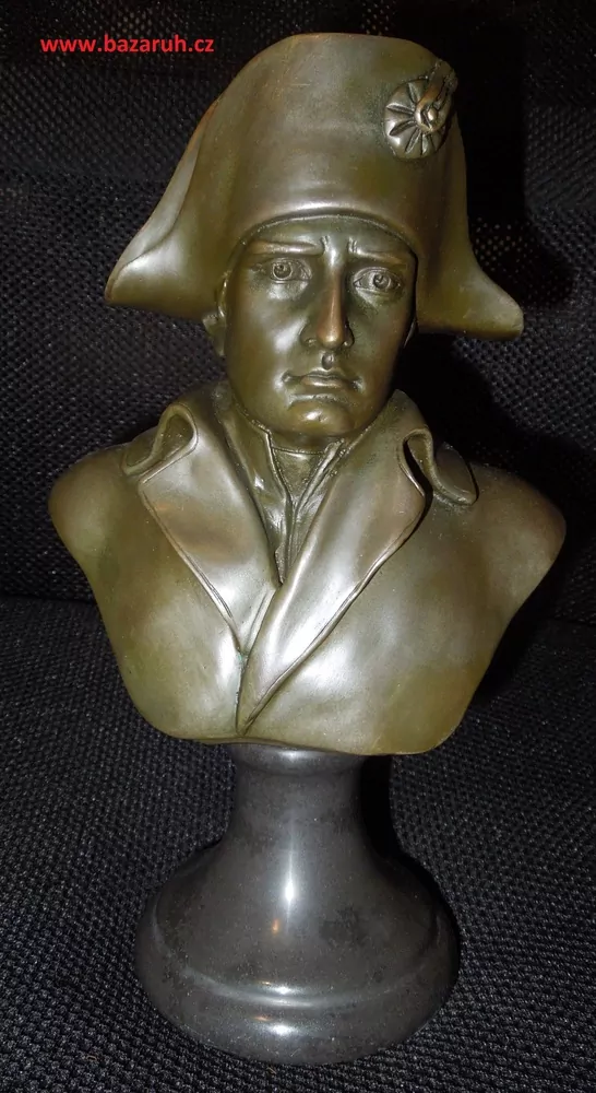 Socha ,busta, bysta NAPOLEON bronz
