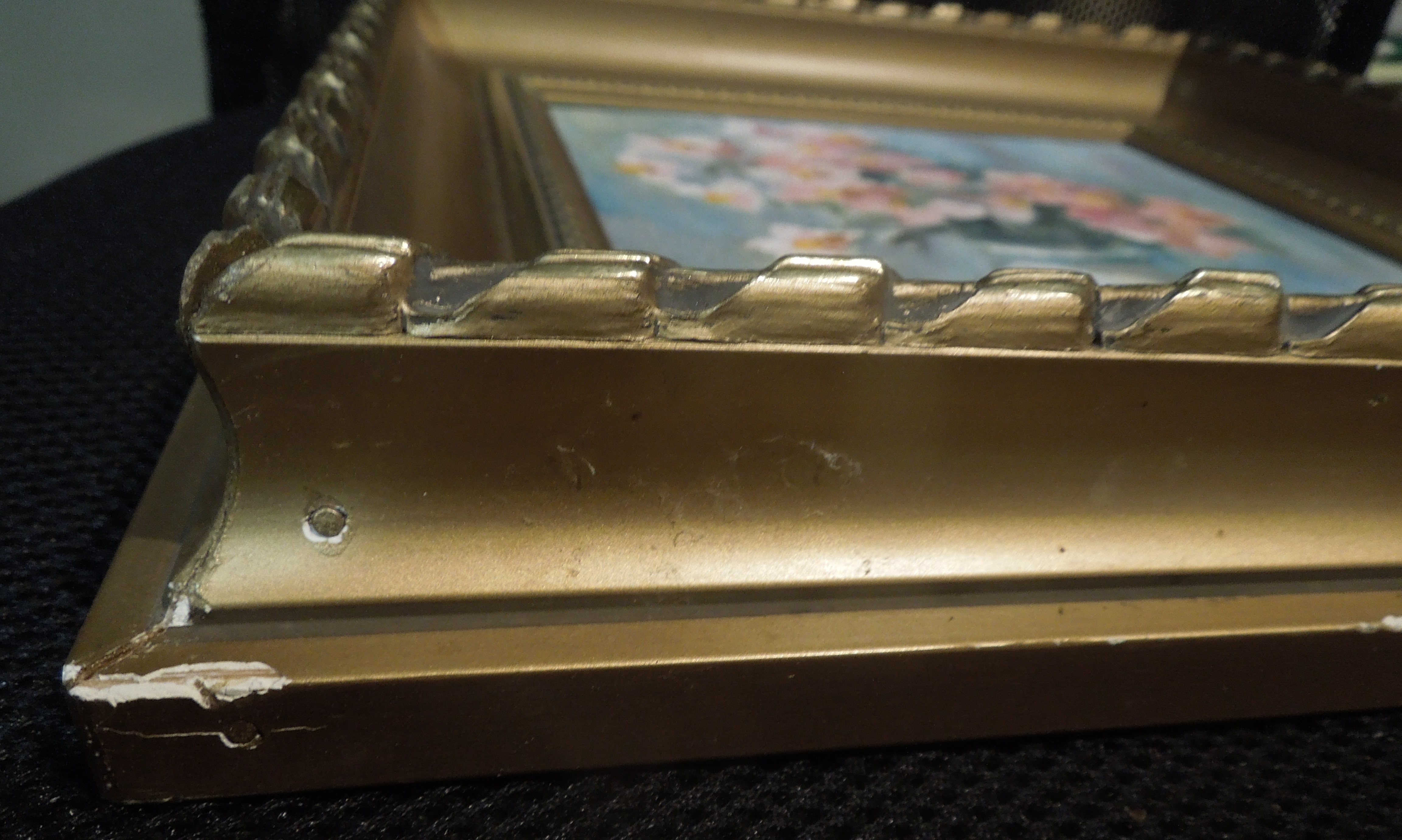 OBRÁZEK KVĚTINY VE VÁZE SIG. B. HEGER