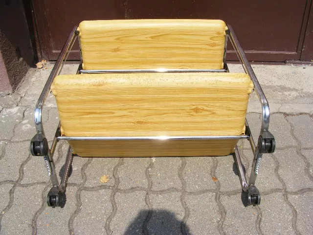 Servírovací stolek chrom Funkcionalismus