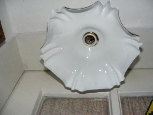 STAROŽITNÝ STROPNICE STARÝ LUSTR 1 KS STÍNÍTKO ŠIRM