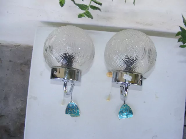 Starožitné Chromované lampičky chrom stolní lampa