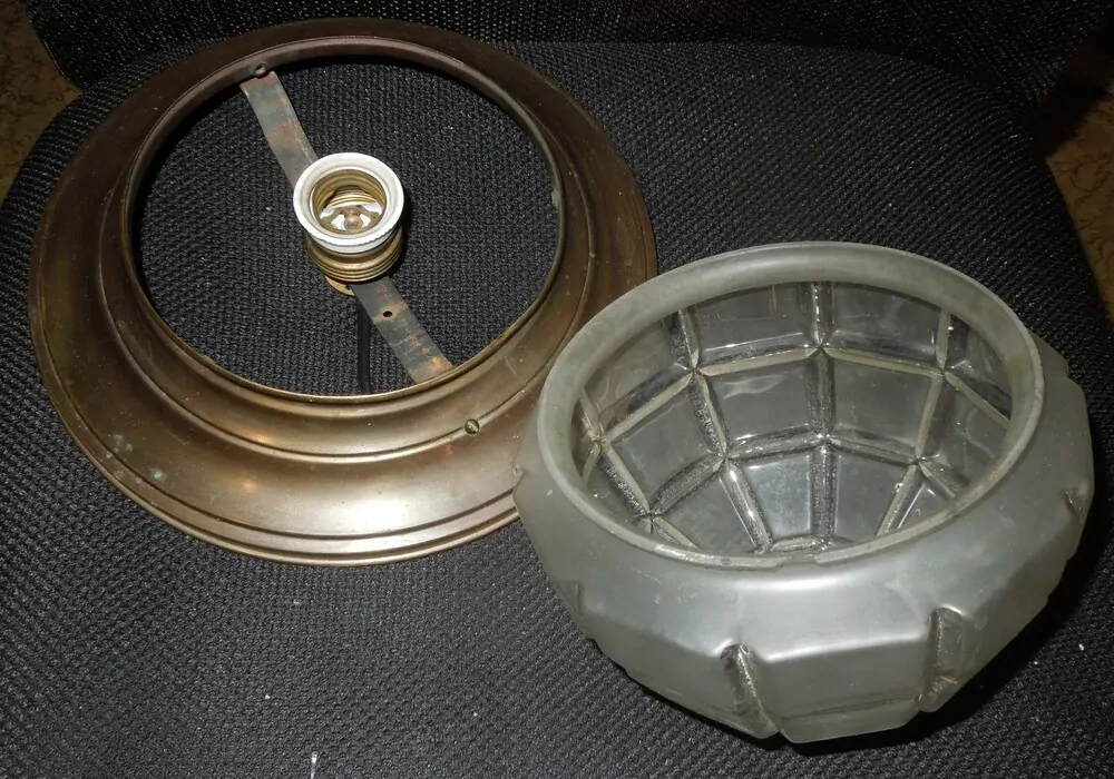 STROPNICE 1 KS LUSTR STÍNÍTKO ŠIRM ART DECO