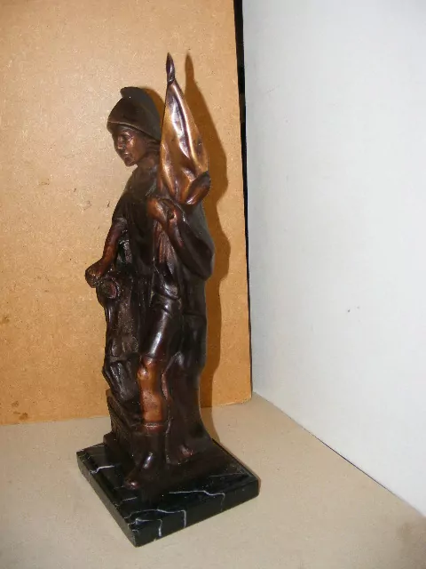 SVATÝ FLORIÁN, PATRON HASIČŮ A KOMINÍKŮ BRONZOVÁ SOCHA