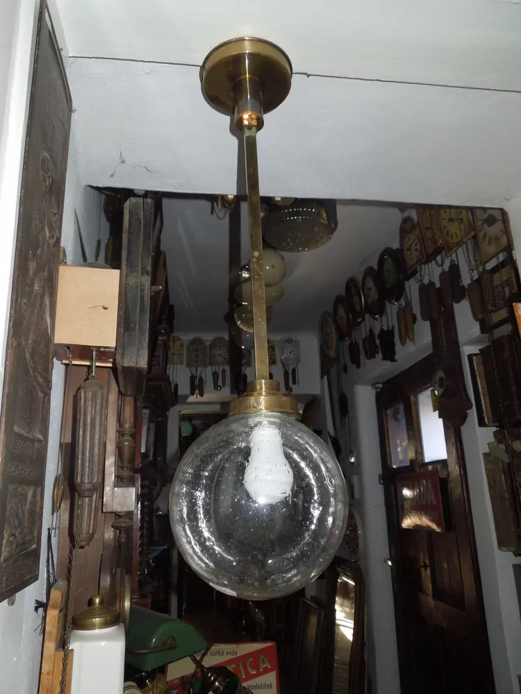 STAROŽITNÝ LUSTR ARD DECO