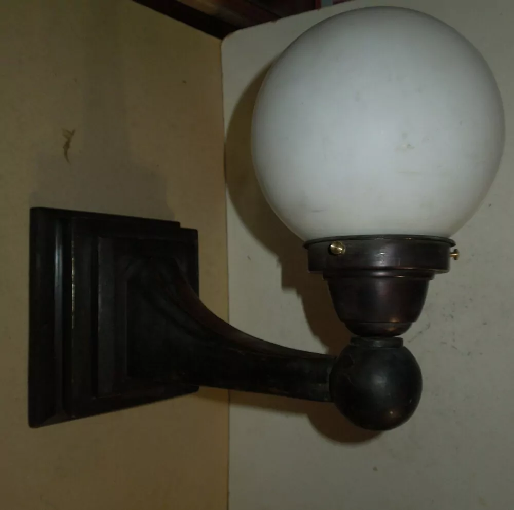 STAROŽITNÁ MASIVNÍ LAMPIČKA NA STĚNU 1 KS NÁSTĚNNÁ LAMPA