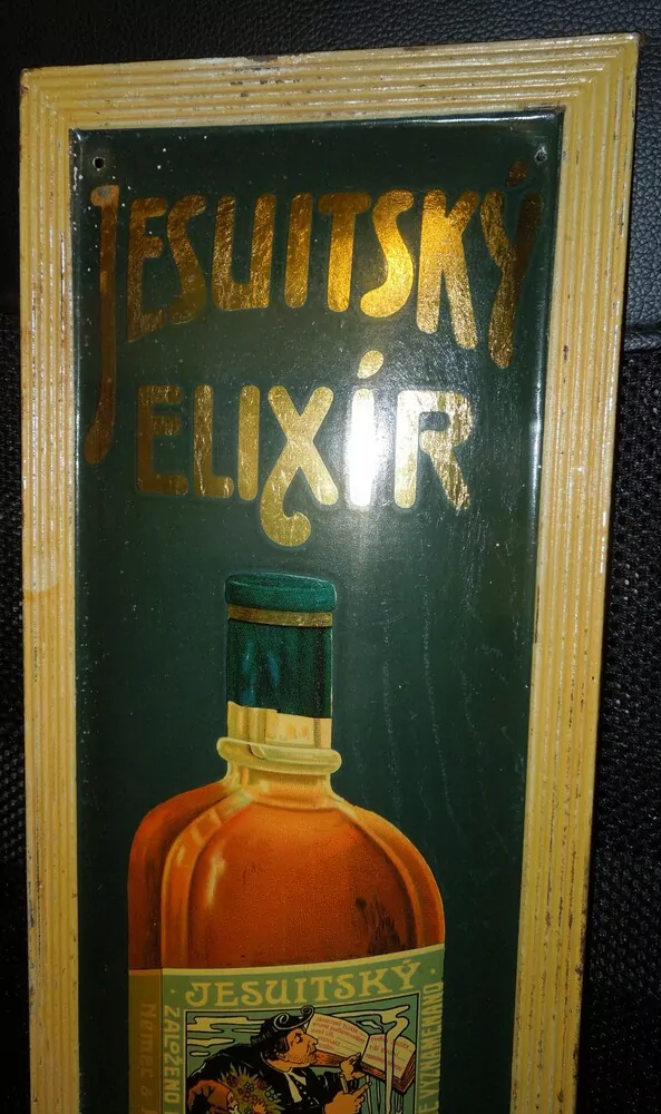 PLECHOVÁ CEDULE JESUITSKÝ ELIXÍR