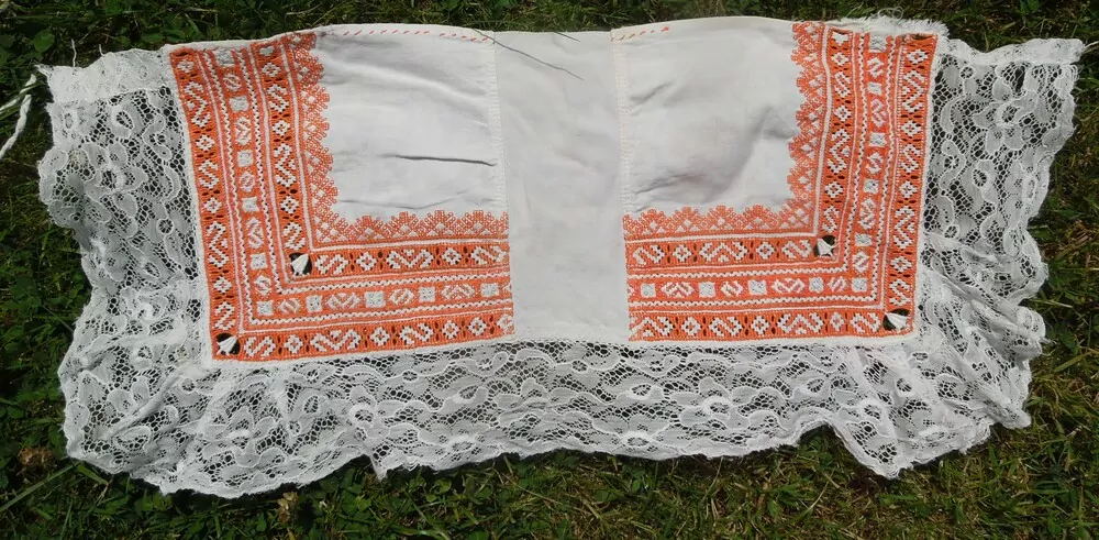 KROJ RUKÁVCE KE KROJI ORANŽOVÉ HORŇÁCKÉ
