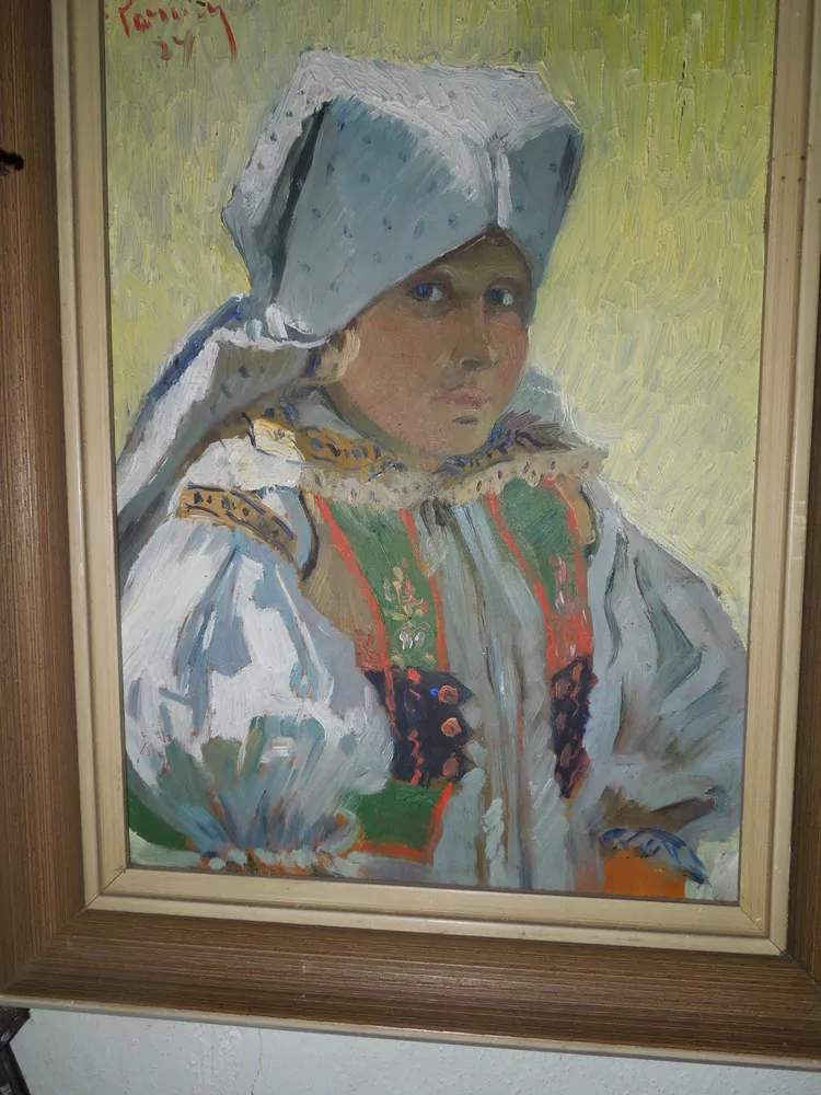 ŽENA V KROJI HORŇÁCKO sig. Pernica Vojtěch