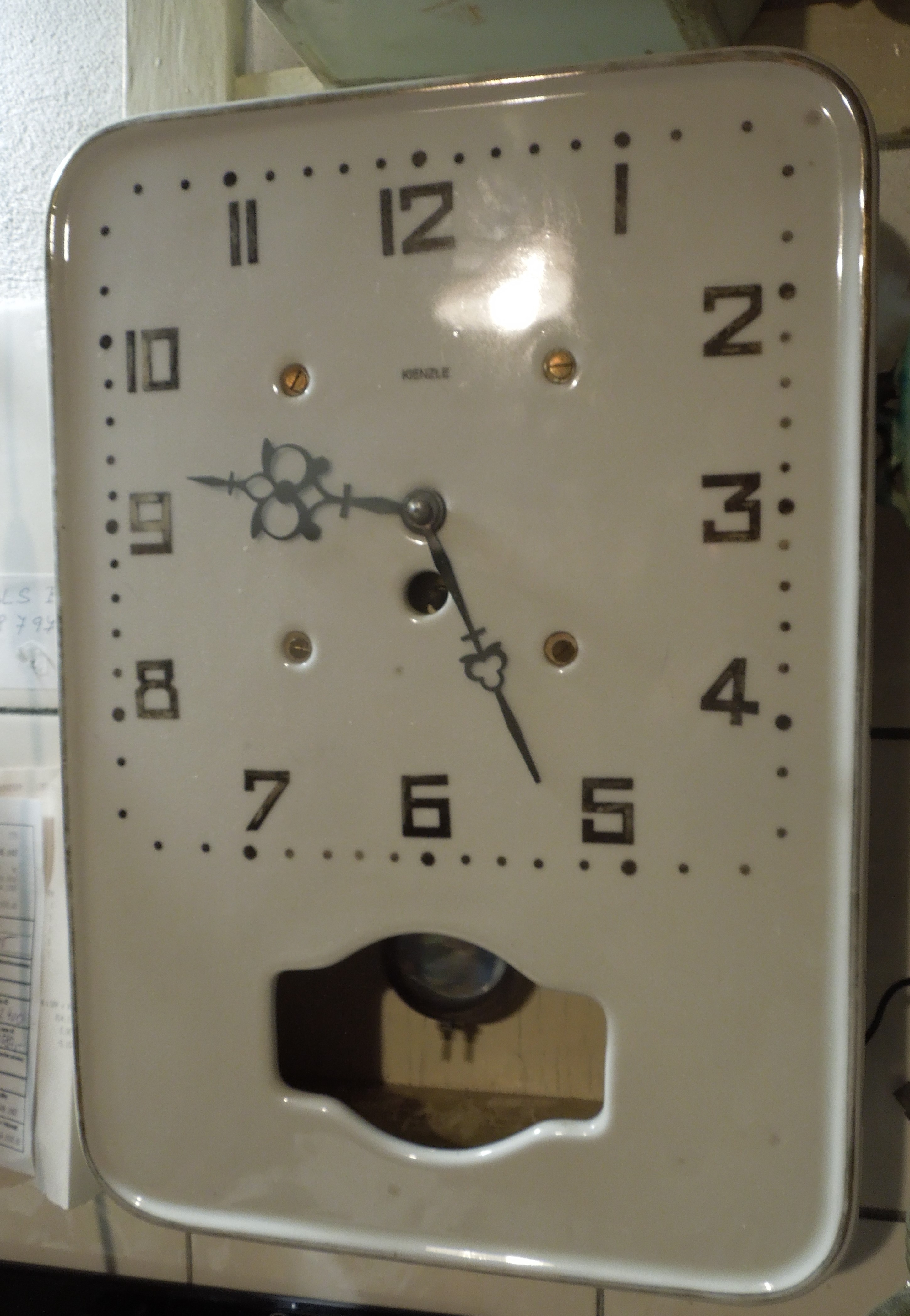 HODINY PORCELÁNOVÉ KUCHYŇSKÉ 