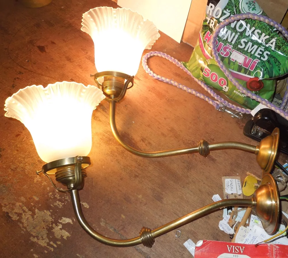 LAMPIČKA NA STĚNU 2 KS NÁSTĚNNÁ LAMPA