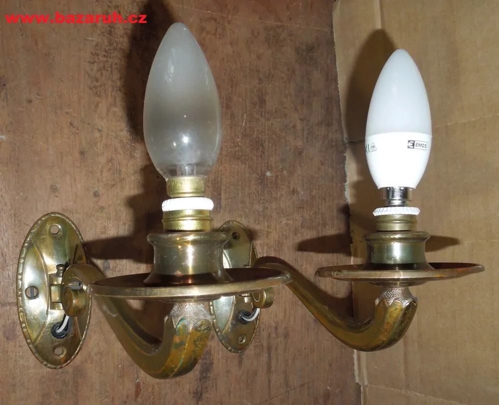 LAMPIČKA NA STĚNU 2 KS NÁSTĚNNÁ LAMPA