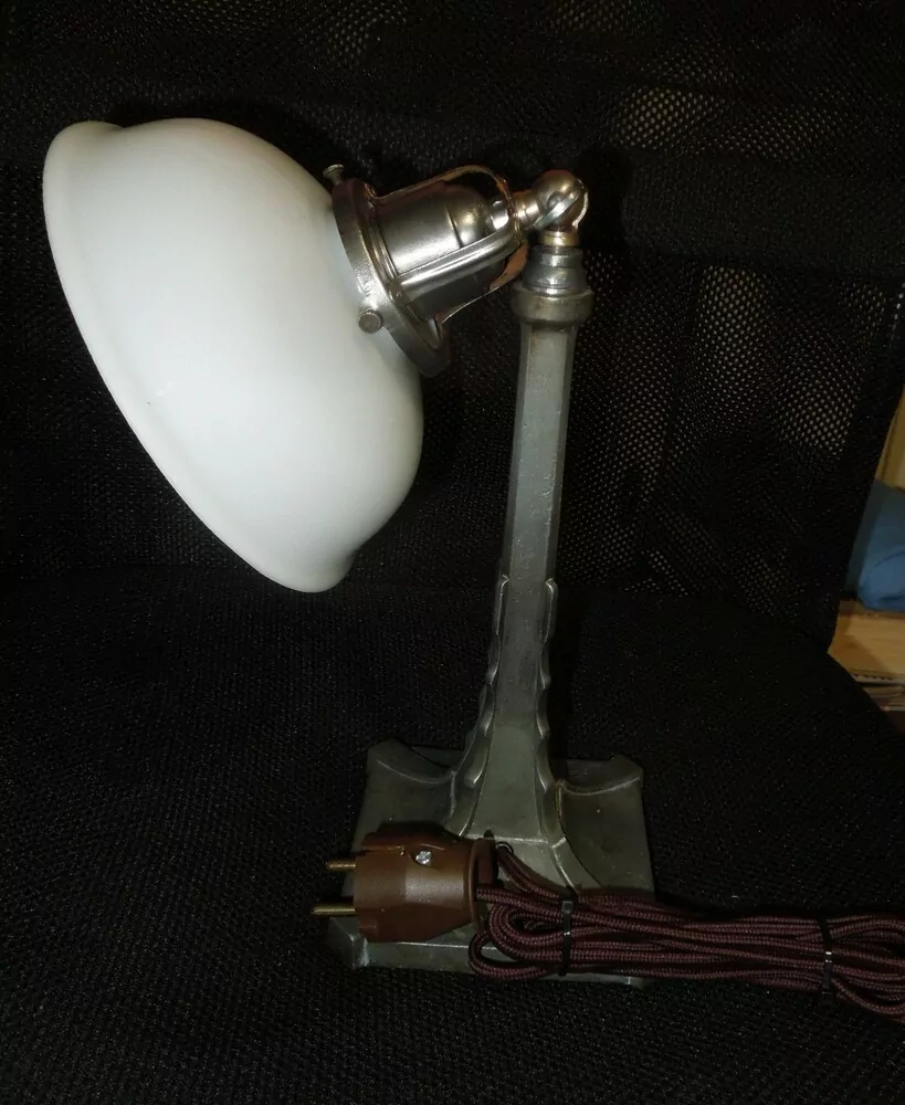 STAROŽITNÁ STOLNÍ NÁSTĚNNÁ LAMPA ELEKTRICKÁ