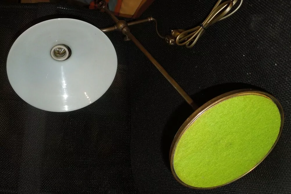 STAROŽITNÁ STARÁ LAMPA , LAMPIČKA DO PRACOVNY