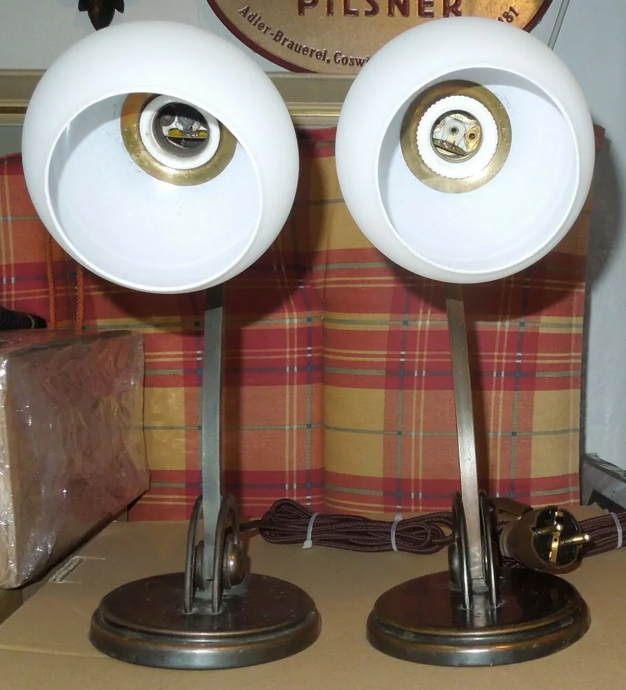 STAROŽITNÁ LAMPIČKA 2 KS LAMPA STOLNÍ nebo nástěnná