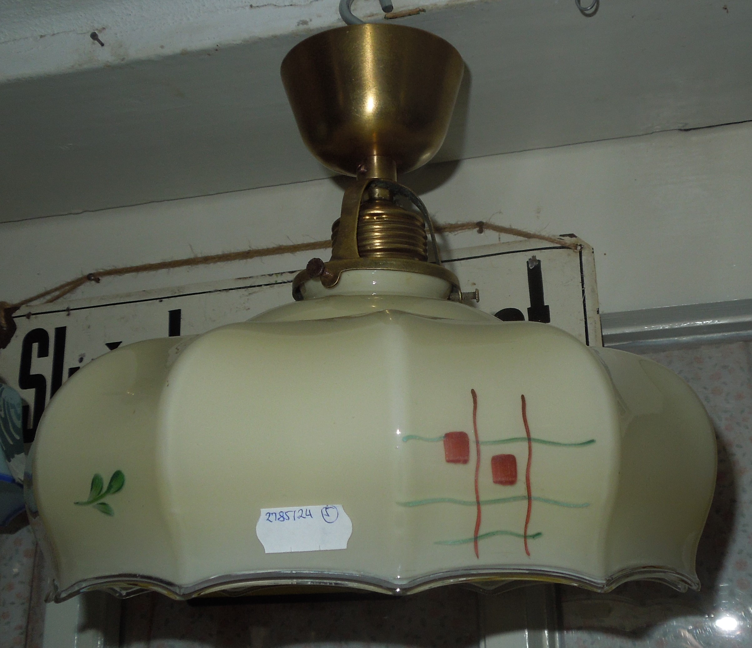 STROPNICE STARÝ LUSTR 1 KS STÍNÍTKO