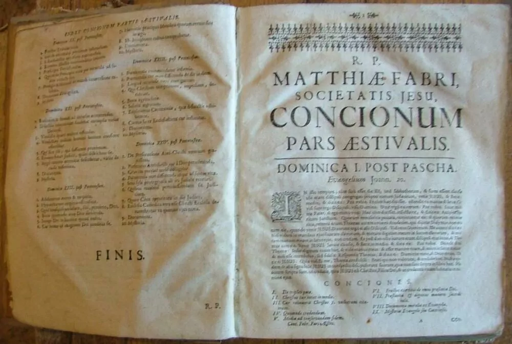 MATTHEIAE FABRI CONCIONVM 1693 ?