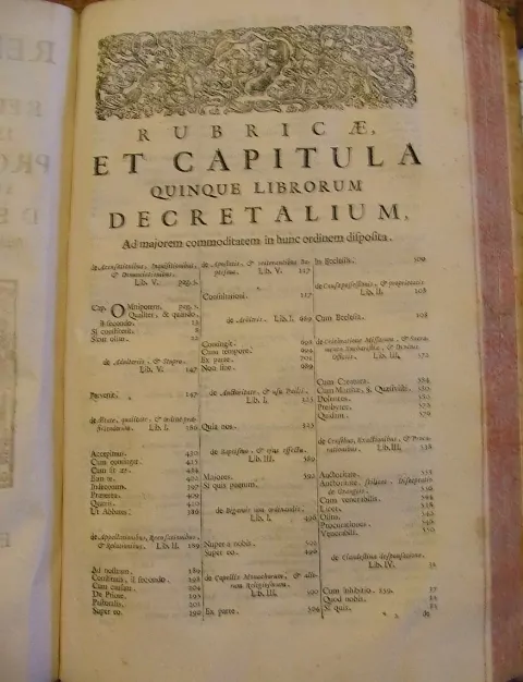 PROSPERI FAGNANI COMMEN, DECRETALIUM R. 1764