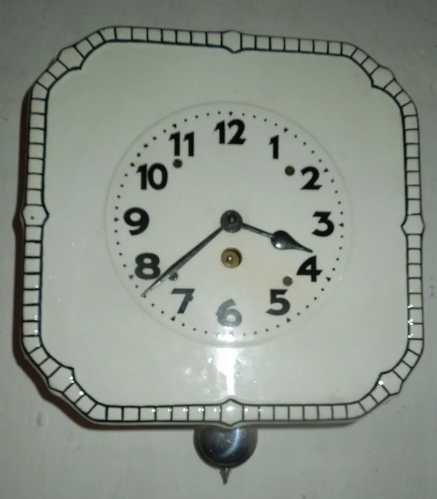 HODINY PORCELÁNOVÉ KUCHYŇSKÉ PORCELÁNKY 