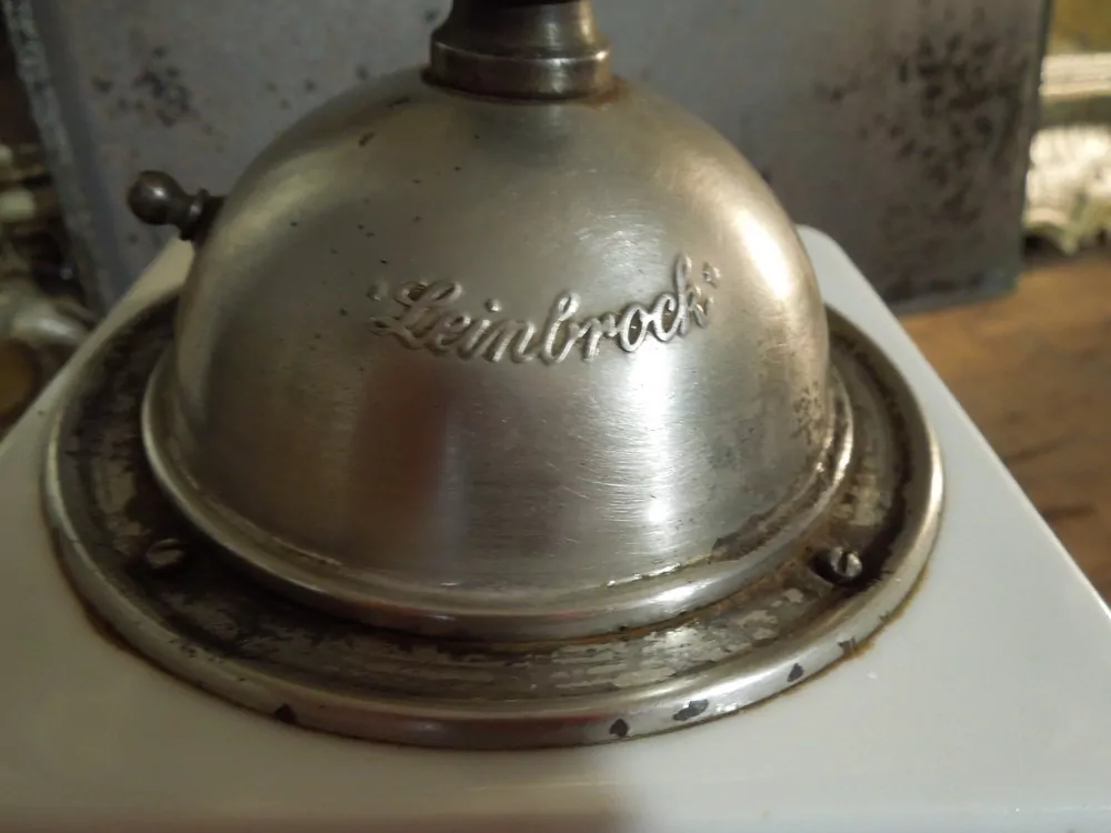 STAROŽITNÝ MLÝNEK KAFEMLÝNEK PORCELÁNOVÝ LEINBROCK PORCELÁNOVÝ