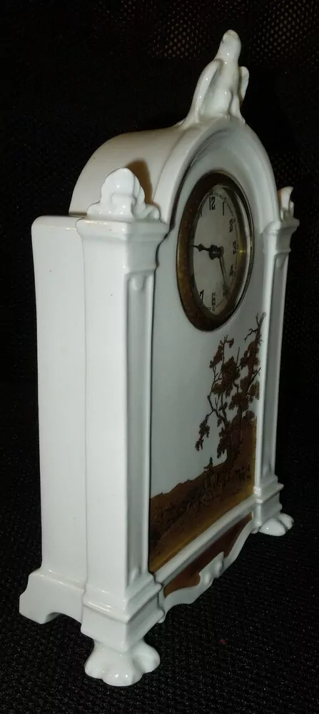 STAROŽITNOST HODINY PORCELÁNOVÉ značené ROSENTHAL