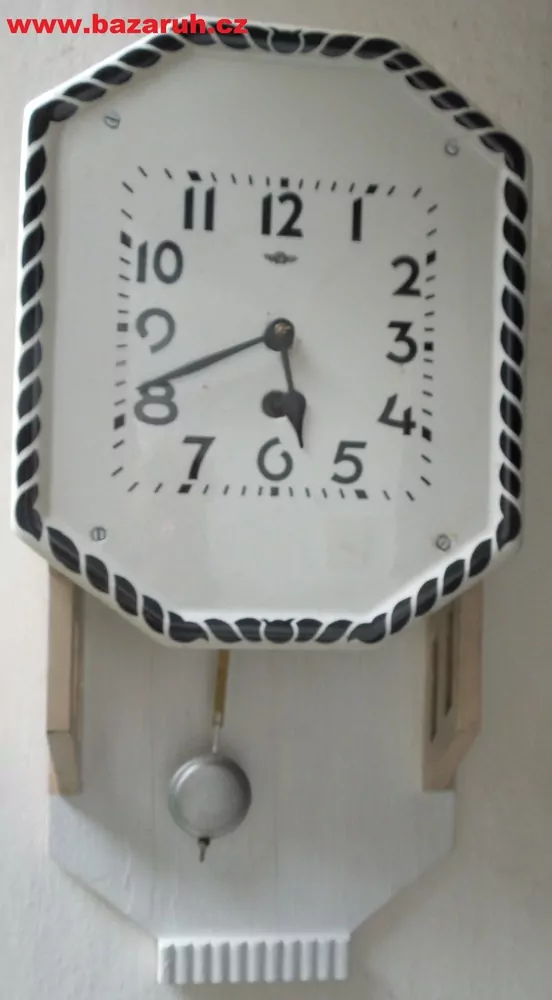 HODINY PORCELÁNOVÉ KUCHYŇSKÉ PORCELÁNKY