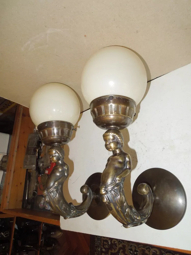 LAMPIČKA NA STĚNU 2 KS NÁSTĚNNÁ LAMPA FIGURÁLNÍ