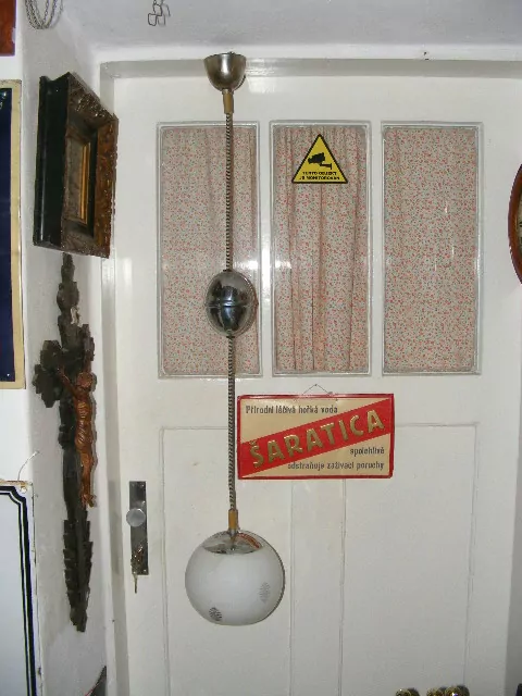 STAHOVACÍ STARÝ LUSTR STÍNÍTKO STAHOVAČKA CHROM