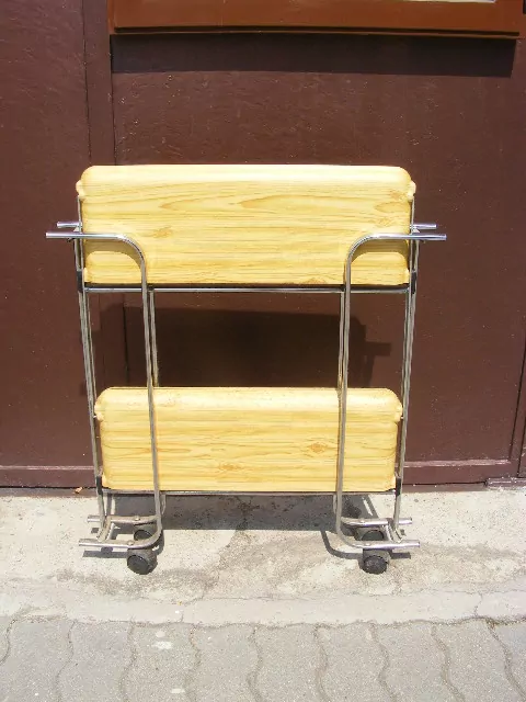 Servírovací stolek chrom Funkcionalismus