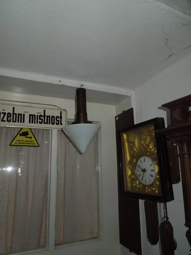 STROPNICE STARÝ LUSTR 1 KS STÍNÍTKO ŠIRM