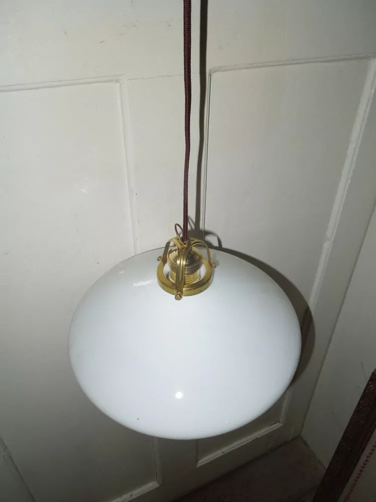 STAROŽITNÝ LUSTR STAHOVACÍ, STAHOVAČKA širm 29 cm