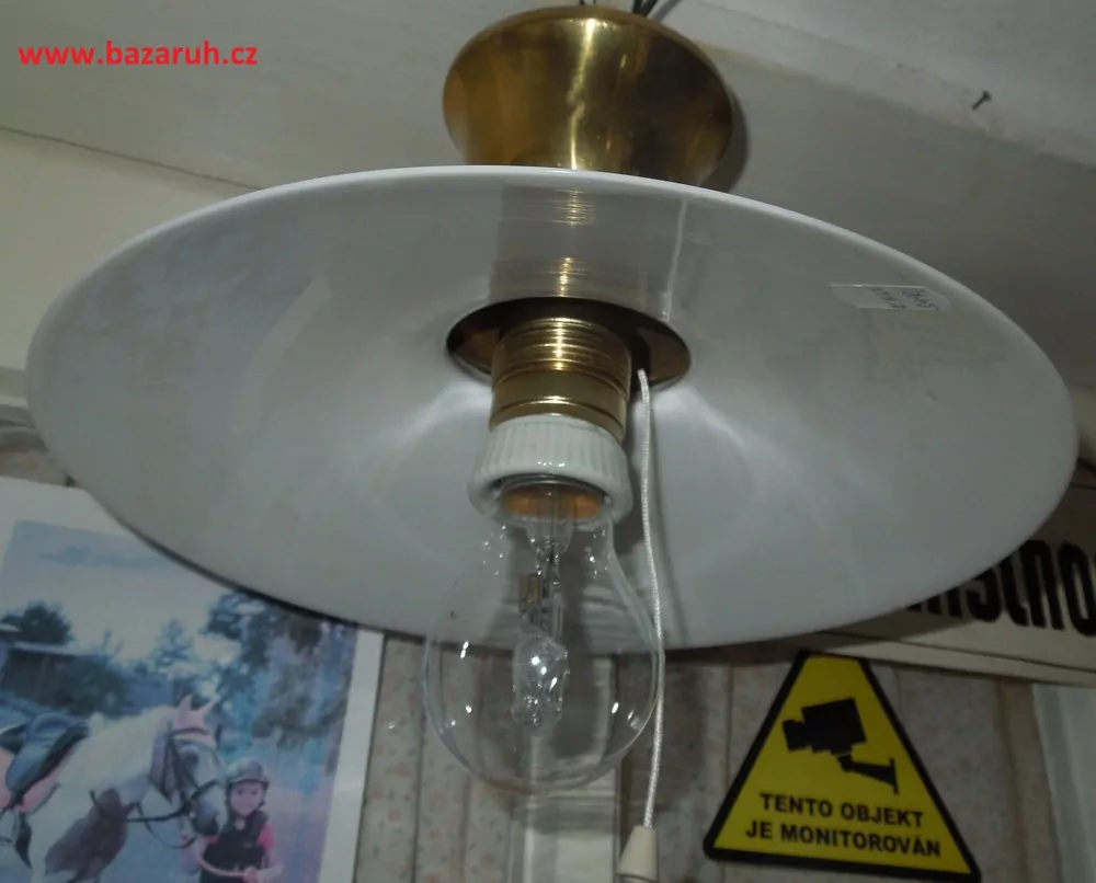 STAROŽITNOST STROPNICE 1 KS LUSTR STÍNÍTKO ŠIRM s vypínačm