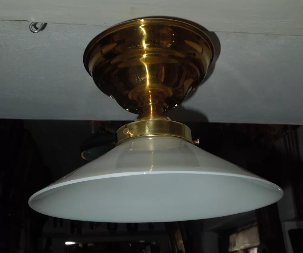 STAROŽITNÁ STROPNICE STARÝ LUSTR 1 KS STÍNÍTKO ŠIRM