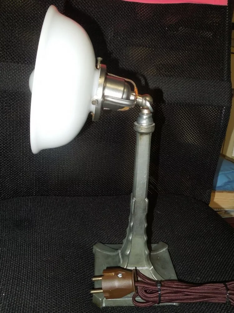 STAROŽITNÁ STOLNÍ NÁSTĚNNÁ LAMPA ELEKTRICKÁ
