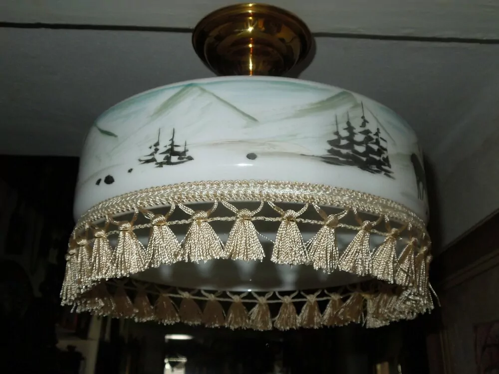 STROPNICE STARÝ LUSTR STÍNÍTKO ŠIRM 1 KS