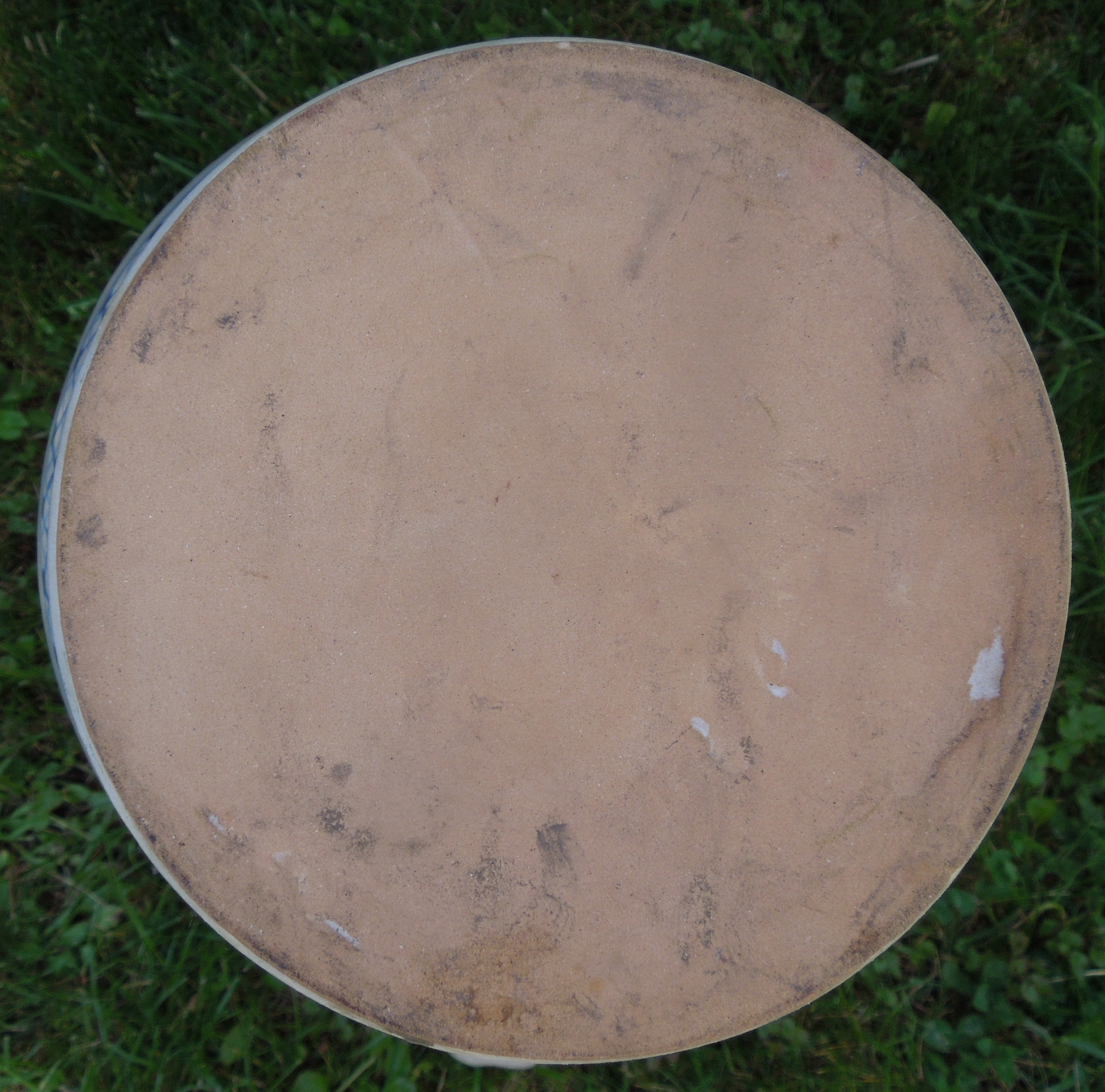 DŽBÁN DOZA KERAMIKA MODRÝ DEKOR VÝŠKA 44 CM