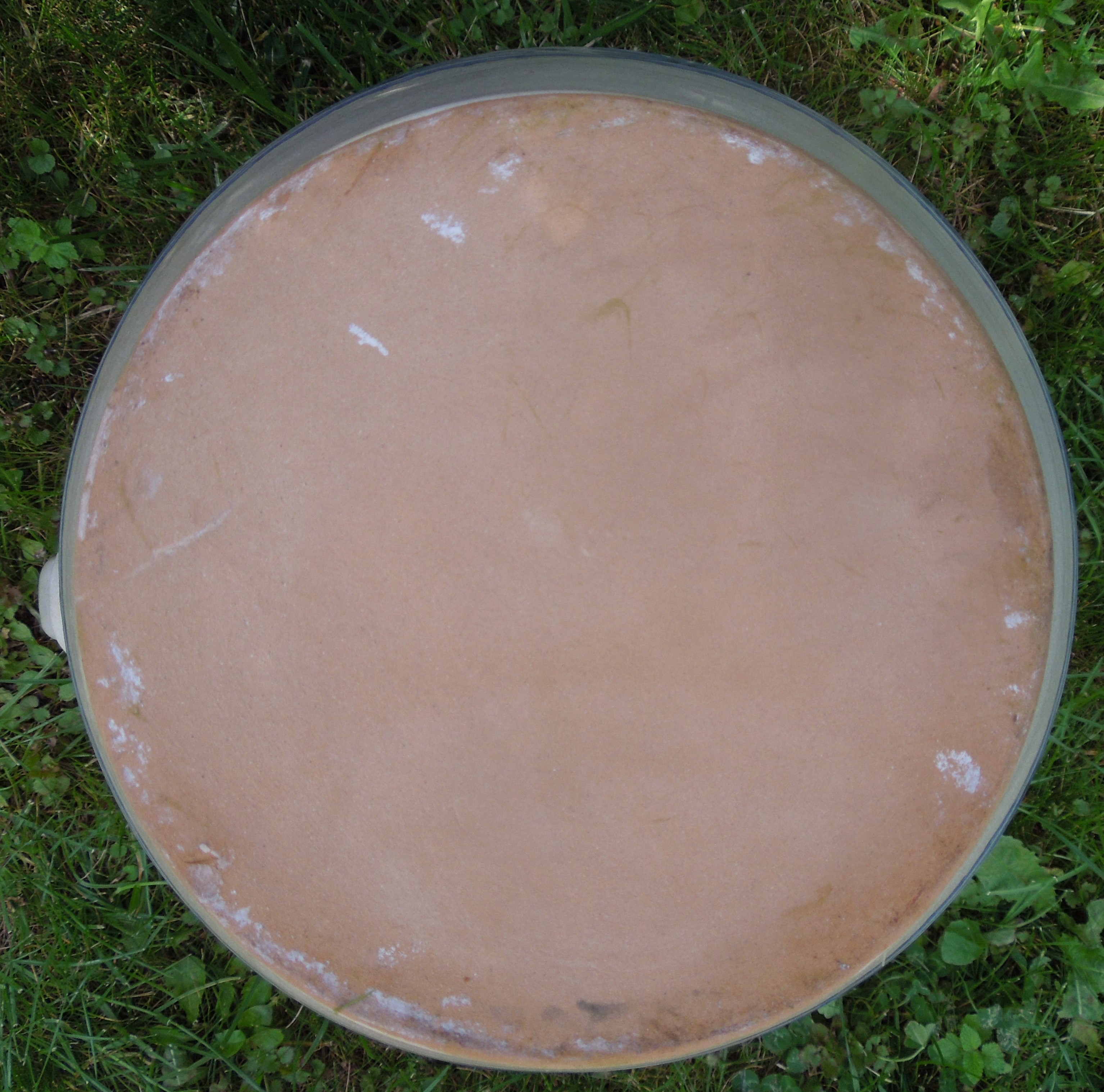 DŽBÁN DOZA KERAMIKA MODRÝ DEKOR VÝŠKA 45 CM