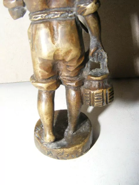 STAROŽITNÁ BRONZOVÁ SOCHA RYBÁŘ