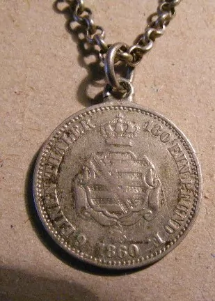 Německo,Británie of Saxe, Johann Vereinstaler 1861