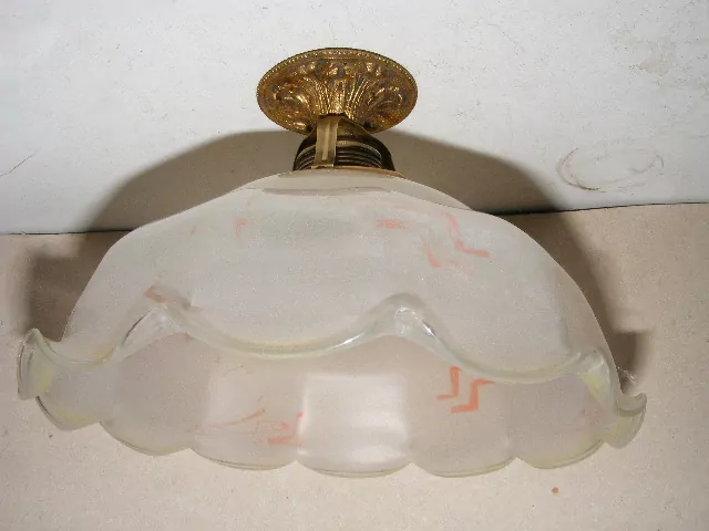 STROPNICE STARÝ LUSTR STÍNÍTKO ŠIRM