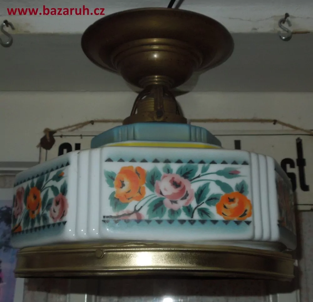 STROPNICE STARÝ 1 KS LUSTR STÍNÍTKO ŠIRM