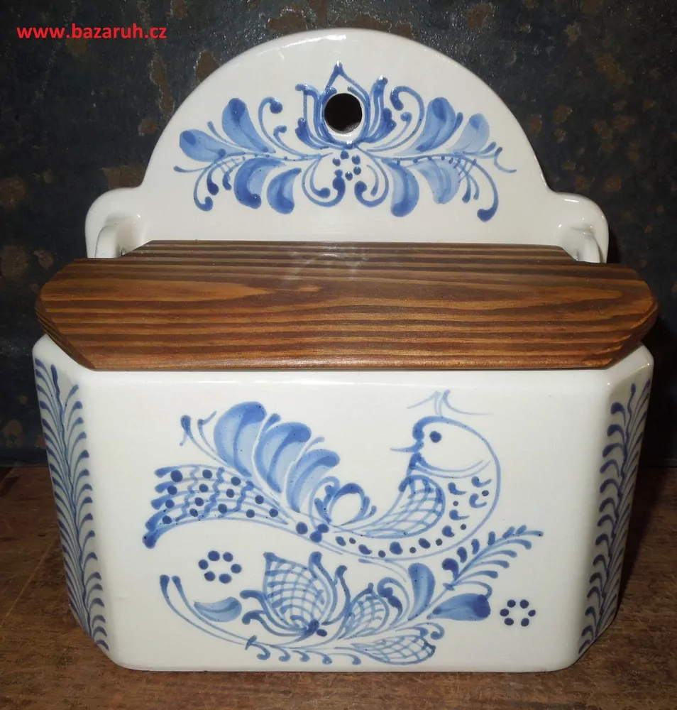 PORCELÁNOVÝ KOŘENKA DOZA NA ZEĎ