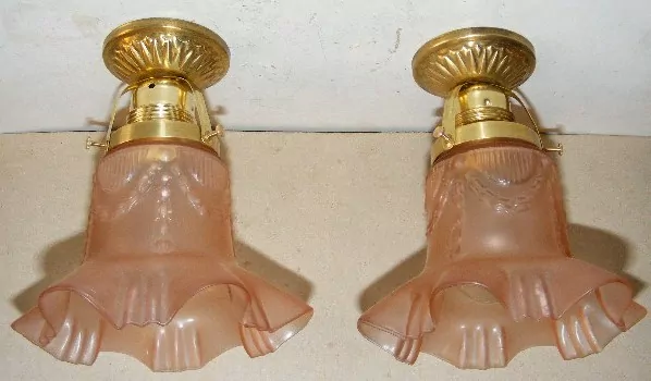 STROPNICE STARÝ LUSTR 2 KS STÍNÍTKO ŠIRM