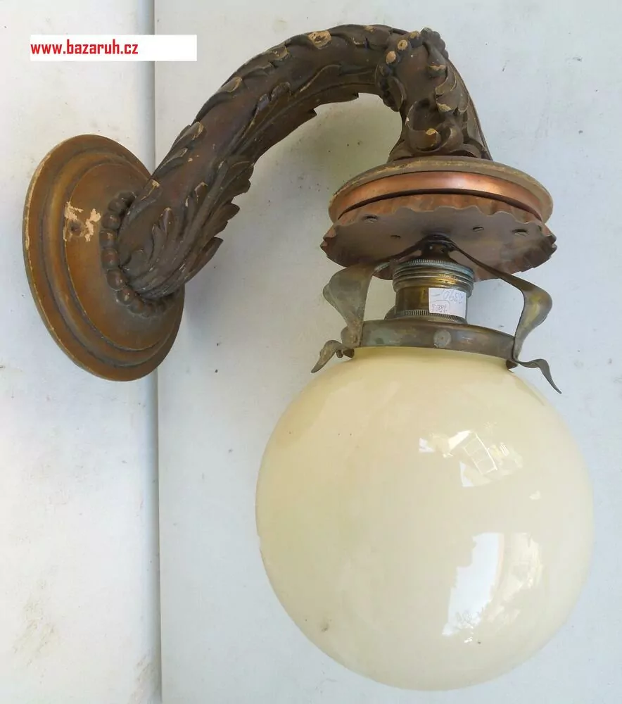 STAROŽITNÁ LAMPIČKA NA STĚNU 1 KS NÁSTĚNNÁ LAMPA