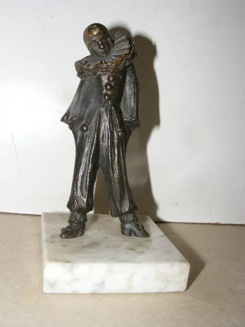 BRONZOVÁ SOCHA PIEROT, HARLEKÝN BRONZ