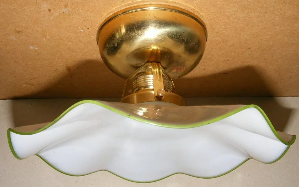 STAROŽITNÁ STROPNICE STARÝ LUSTR 1 KS STÍNÍTKO ŠIRM 