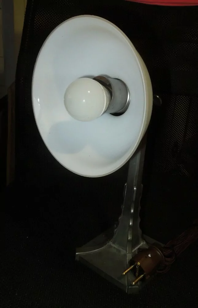 STAROŽITNÁ STOLNÍ NÁSTĚNNÁ LAMPA ELEKTRICKÁ