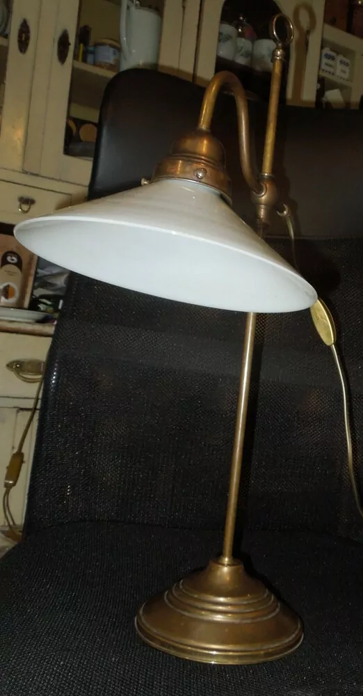 STAROŽITNÁ STARÁ LAMPA , LAMPIČKA DO PRACOVNY